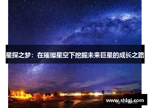 星探之梦：在璀璨星空下挖掘未来巨星的成长之路